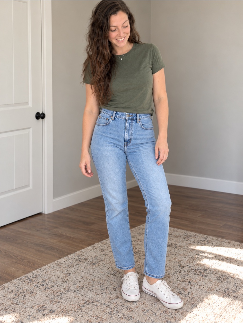 Abercrombie & Fitch Curve Love 90s Slim Straight Ultra High Rise Jeans 29/8S